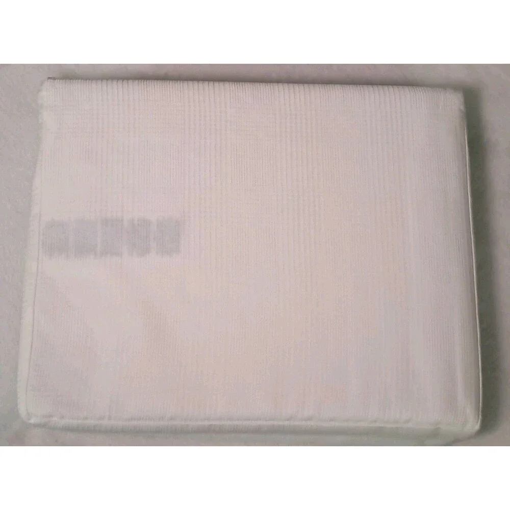 Ralph Lauren Org Cotton Lovan Jacquard Duvet Cover White Full/Queen $425 NWT